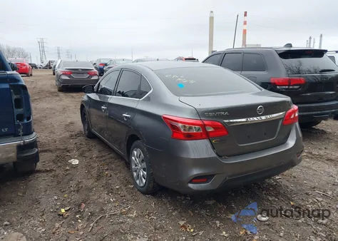 2018 Nissan Sentra S from USA, damaged, VIN 3N1AB7APXJY296724